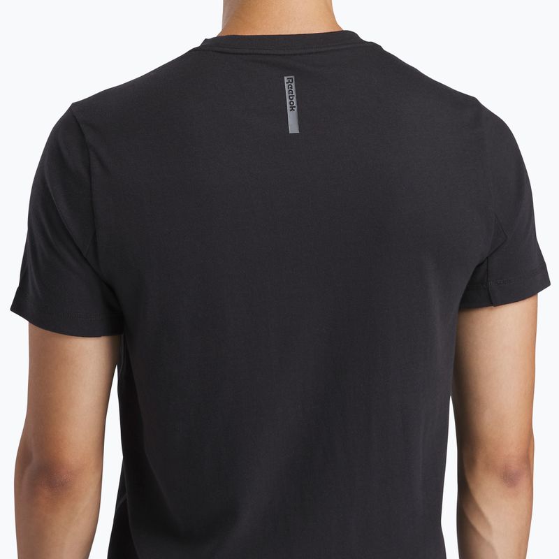 Maglietta da allenamento da uomo Reebok Atlethe Tee nero 5