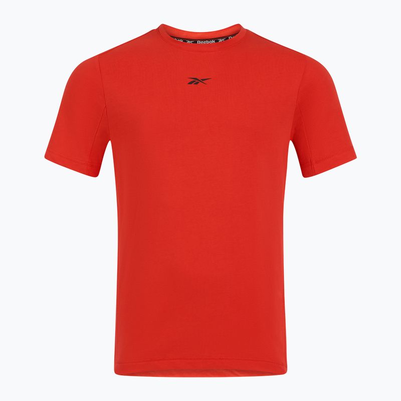 Maglietta da allenamento Reebok Atlethe Tee rosso energia da uomo