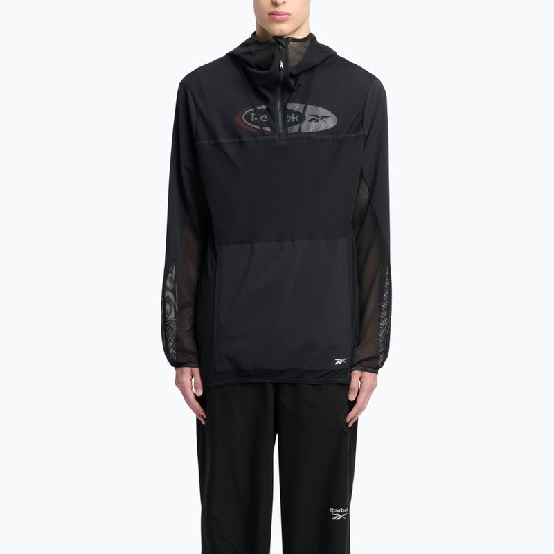 Giacca da allenamento Reebok Athlete Hype da uomo, nero