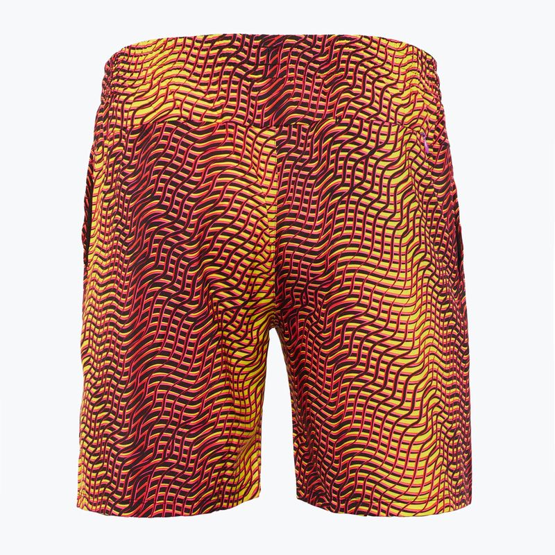 Pantaloncini da allenamento Reebok Athlete Hype Color Pop giallo elettrico per uomo 2