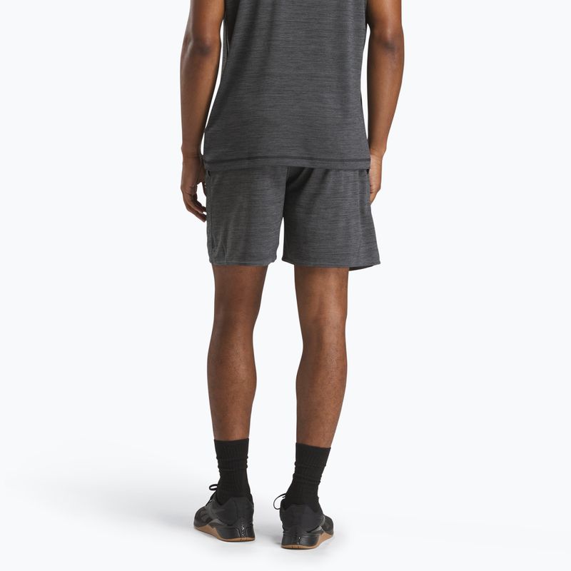 Pantaloncini Reebok Id Train Melange Knit da uomo nero 3
