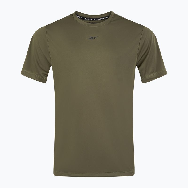 Maglietta da allenamento Reebok Id Train Tech Tee verde militare da uomo