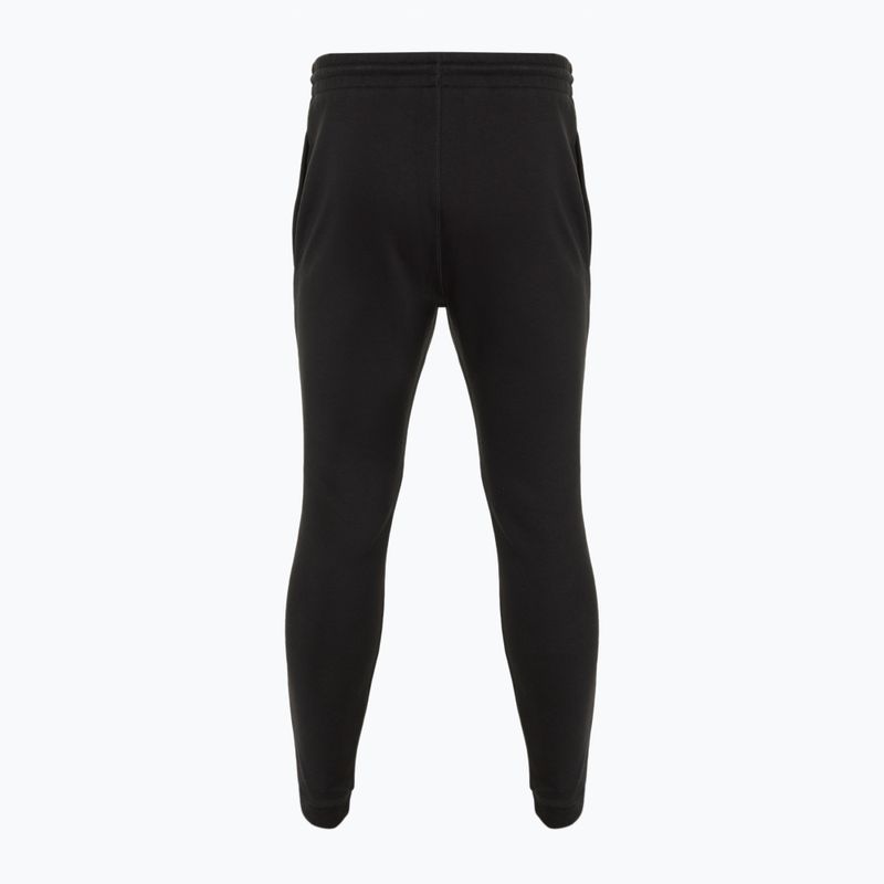 Pantaloni Reebok Identity Small Logo Fleece Jogger nero/bianco/rosso vettore 2