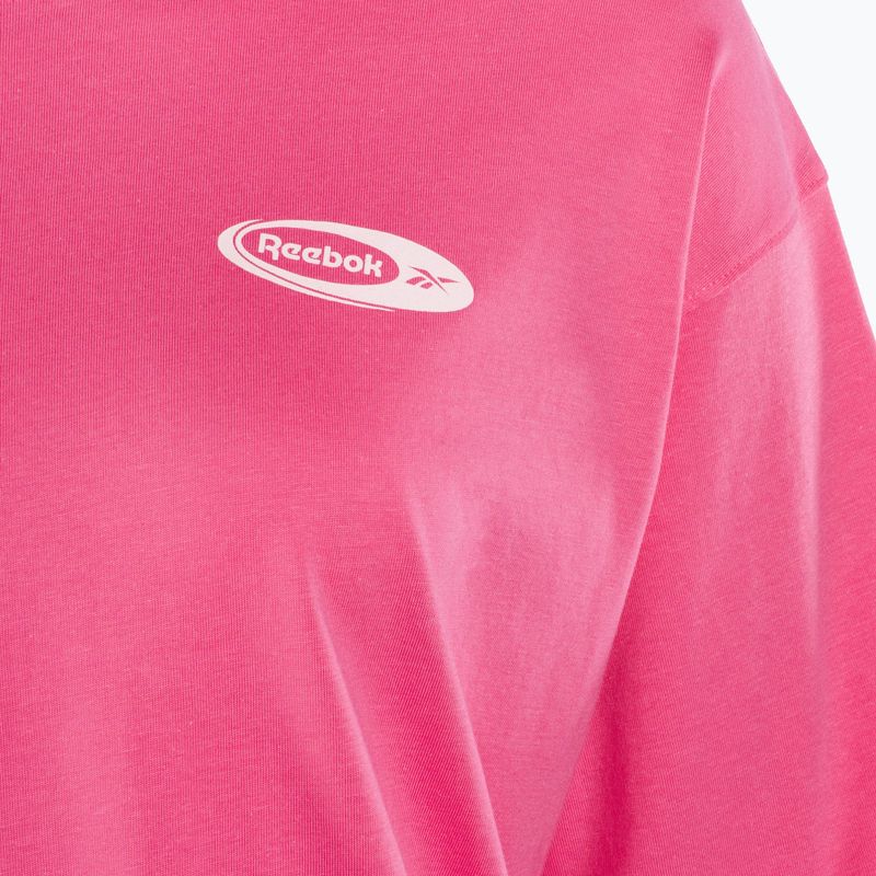 Maglietta da allenamento da donna Reebok Ide Brand Proud Tee rosa vero 3