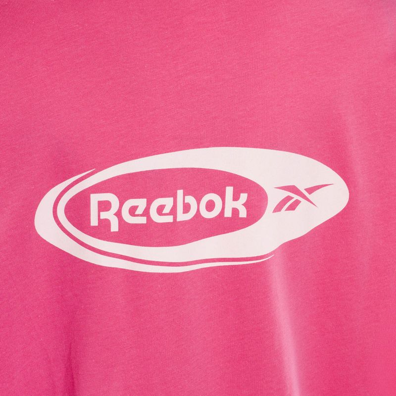 Maglietta da allenamento da donna Reebok Ide Brand Proud Tee rosa vero 4