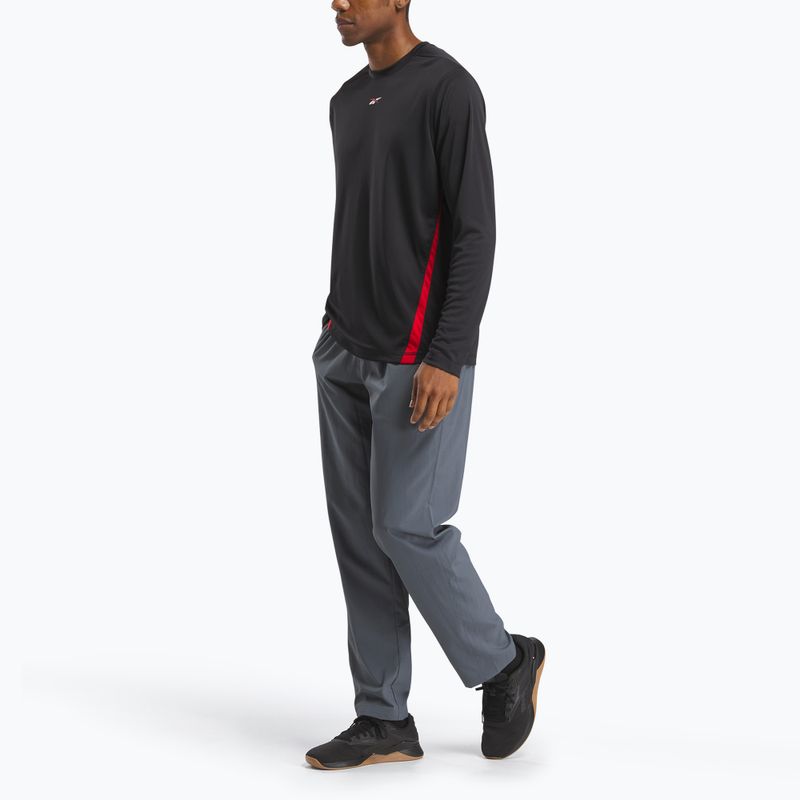 Uomo Reebok Id Train Energy Tech Tee a maniche lunghe nero 2