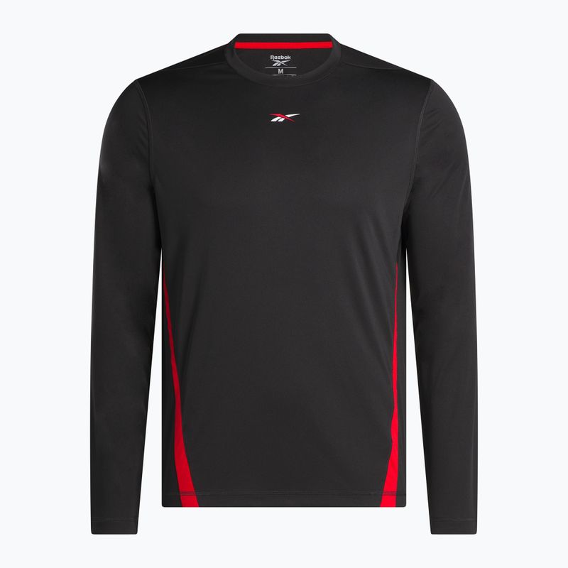 Uomo Reebok Id Train Energy Tech Tee a maniche lunghe nero 4