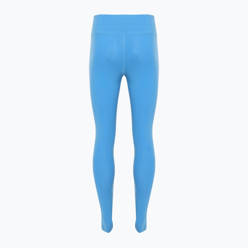 Leggings donna Reebok Identity Big Logo Cotone recupero blu 2