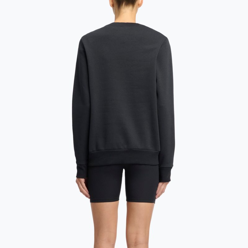 Felpa Reebok Identity Big Logo Fleece Crew donna nero/viola rave/ambra elettrica 3