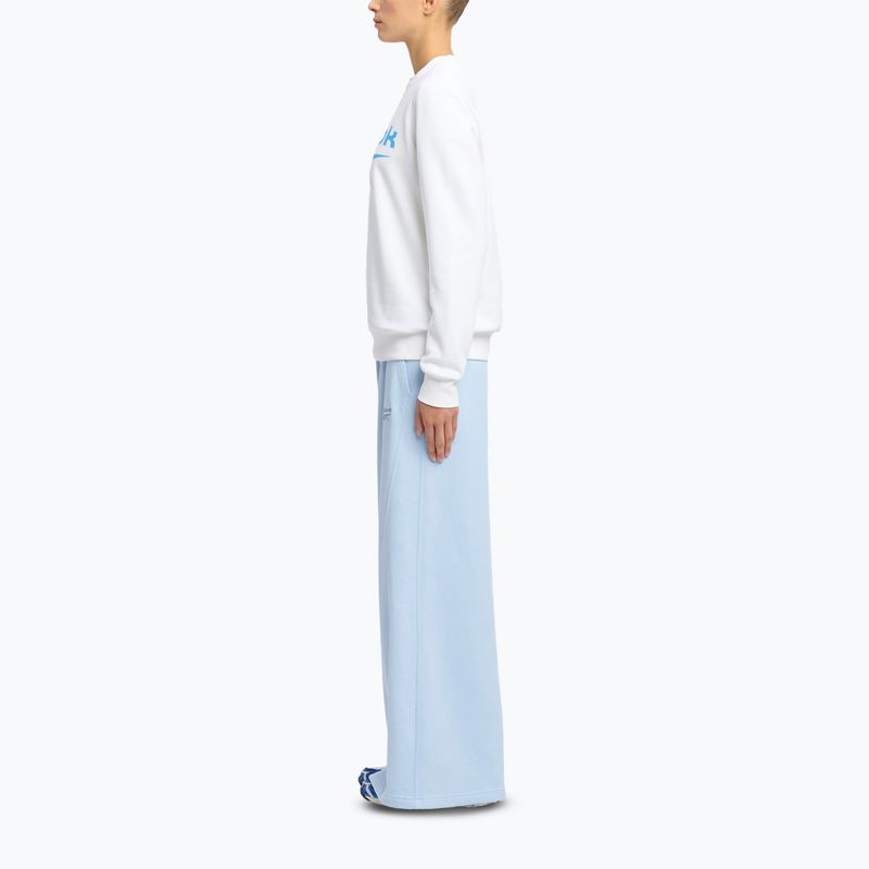 Felpa Reebok Identity Big Logo Fleece Crew donna bianco/corallo/blu 2
