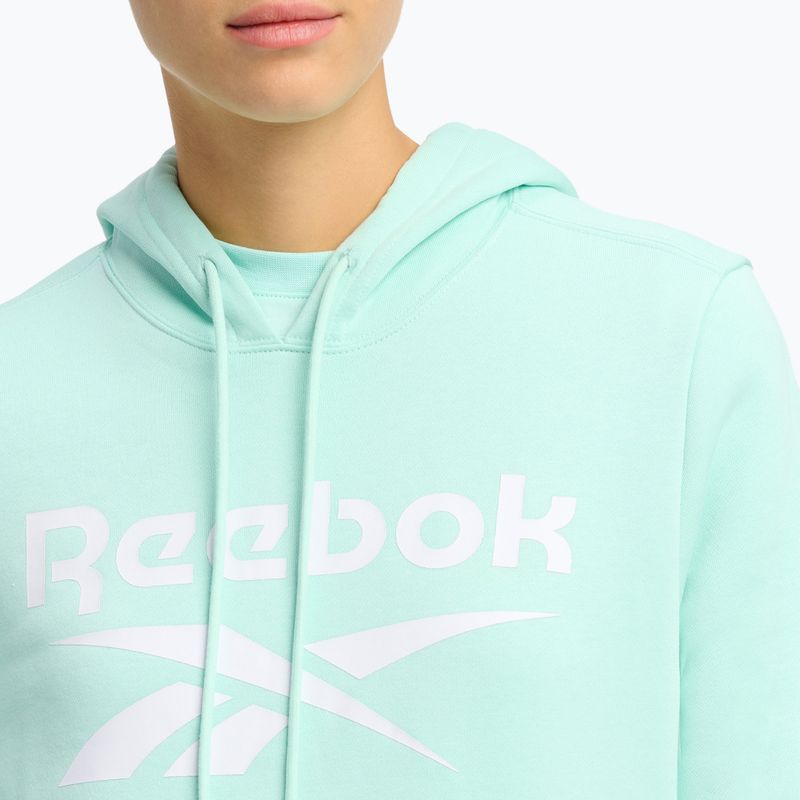 Felpa donna Reebok Identity Big Logo Fleece glitch aqua 4