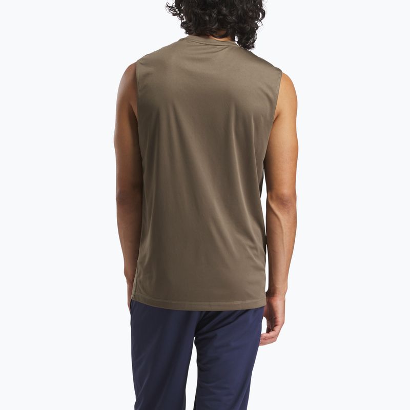 Maglietta Reebok Id Train Tech Tee verde militare da uomo 3