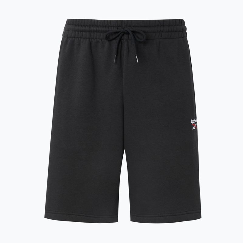 Pantaloncini da allenamento Reebok Identity Small Logo Fleece da uomo nero/bianco/rosso vettore 5