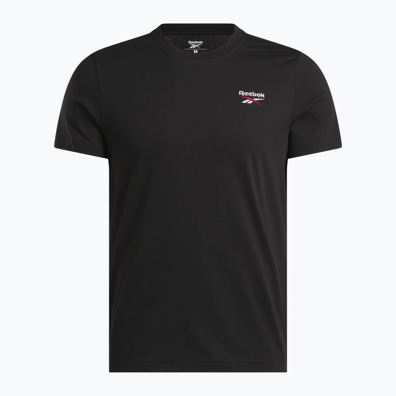 Maglietta Reebok Identity Small Logo Uomo nero/bianco/rosso vettoriale 3