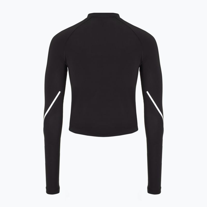 Top Reebok Seed a maniche lunghe da donna per l'allenamento, nero 2