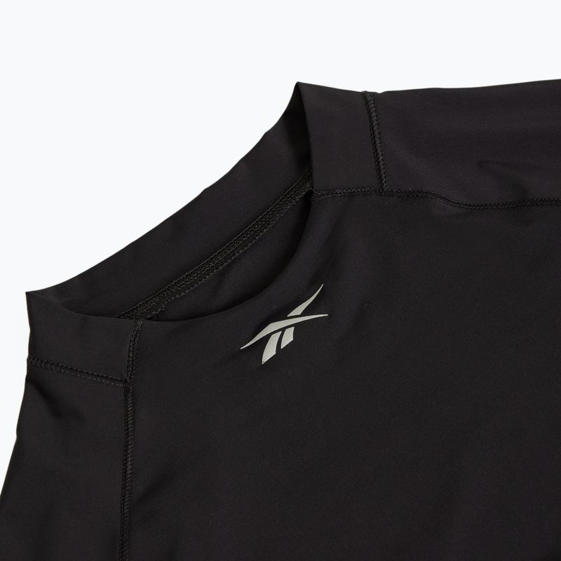 Top Reebok Seed a maniche lunghe da donna per l'allenamento, nero 3