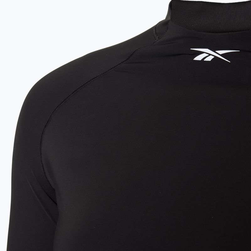 Top Reebok Seed a maniche lunghe da donna per l'allenamento, nero 4