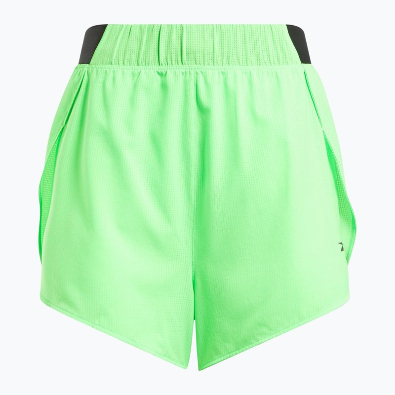 Pantaloncini da allenamento da donna Reebok Speed solar lime 4