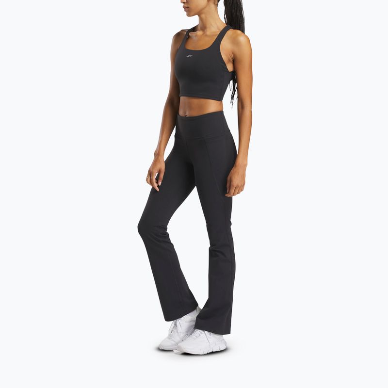 Maglietta da allenamento da donna Reebok Lux Tank nero 2