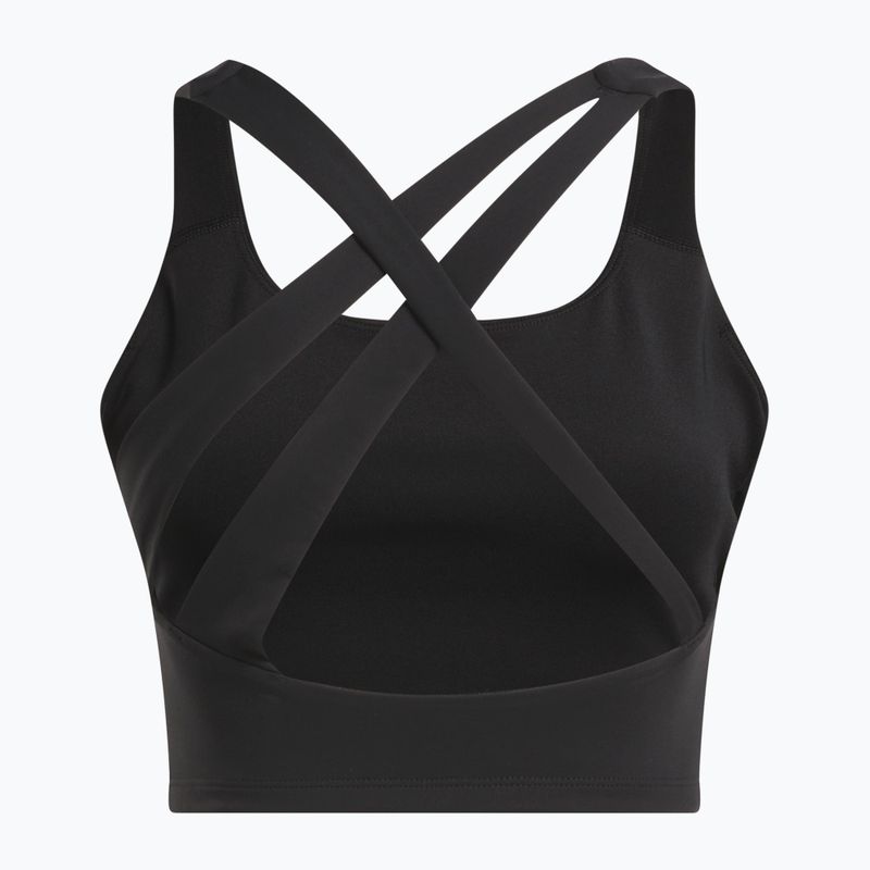 Maglietta da allenamento da donna Reebok Lux Tank nero 5