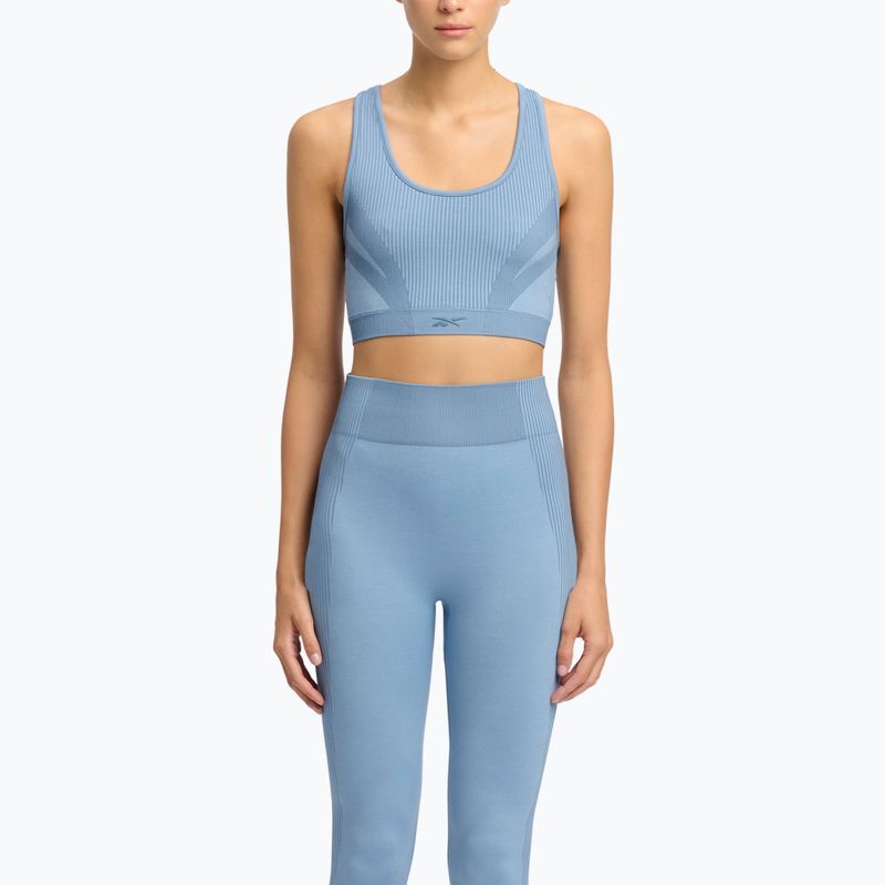 Reggiseno da allenamento donna Reebok Rbk Lab Seamless upgrade blu