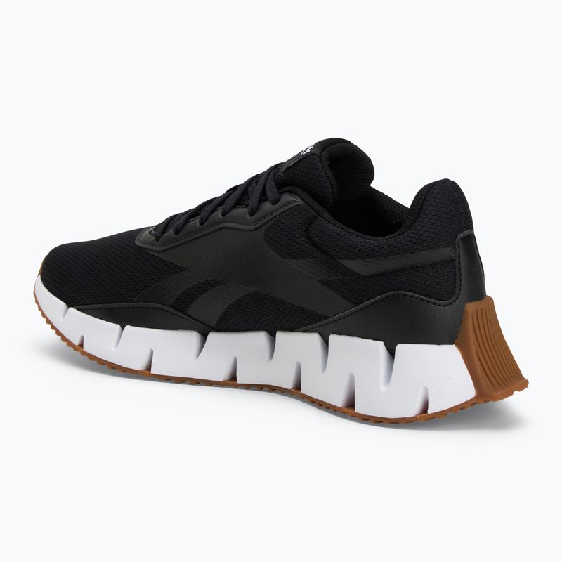 Scarpe da corsa Reebok Zig Dynamica STR donna nero/bianco/argento metallizzato 3