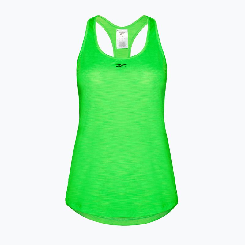 Maglietta da allenamento da donna Reebok Rbk-Chill Atletic Tank solar lime