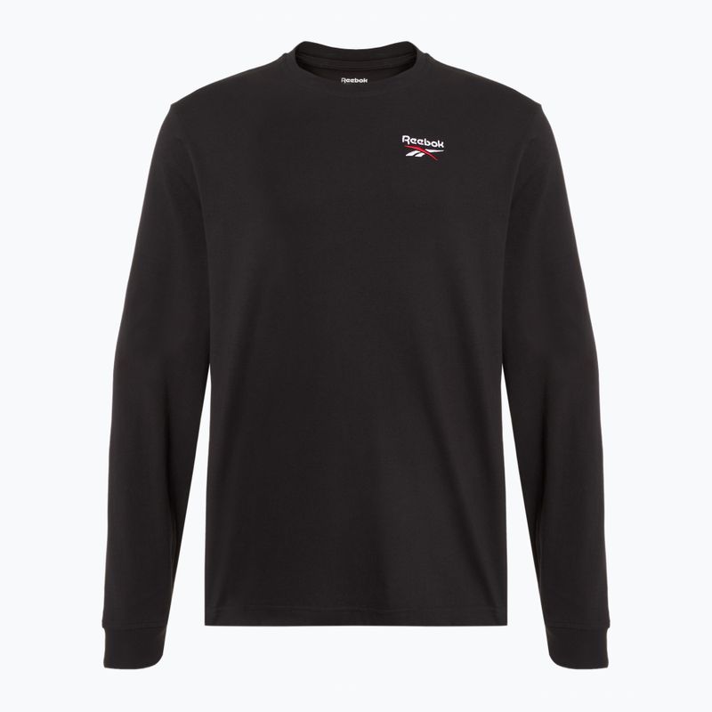 T-shirt Reebok Identity Small Logo Uomo nero/bianco/rosso vettoriale