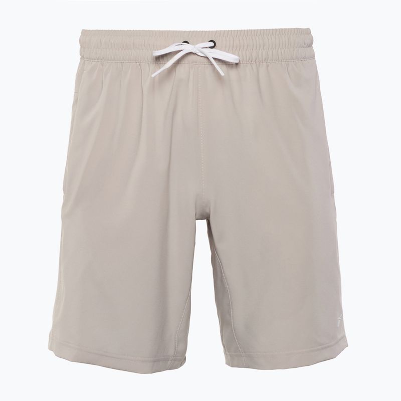 Pantaloncini da allenamento Reebok Wor Woven da uomo grigio chiaro