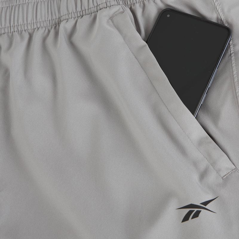 Pantaloni Reebok Id Train Woven uomo grigio 3 4