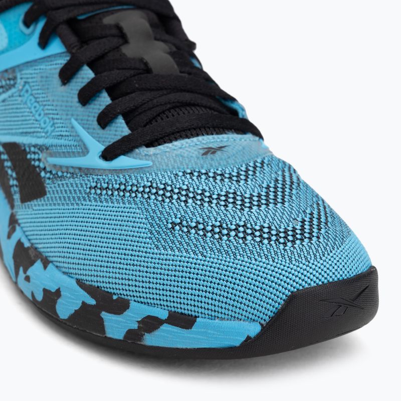 Scarpe da allenamento Reebok Nano X5 ftwr white/black/future cyan 7