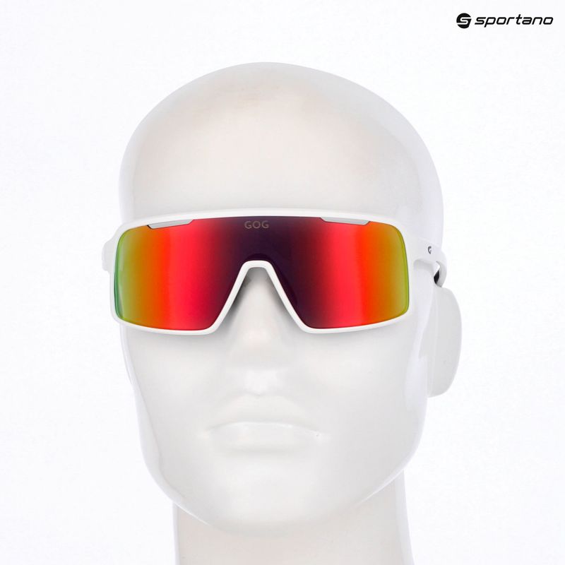 Occhiali da sole GOG Enki matt white/black reflex black/red 5