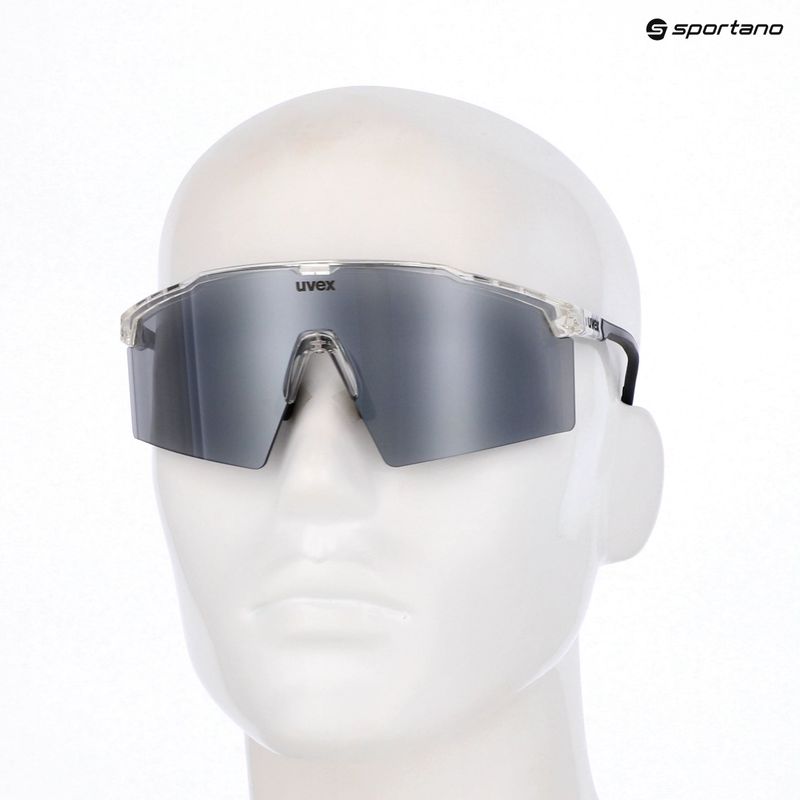 Occhiali da sole UVEX Flowline clear/mirror silver 7
