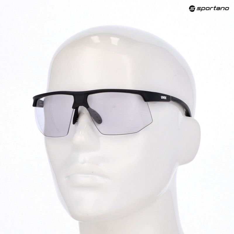 Occhiali da sole UVEX Aerios V black matt/smoke 7