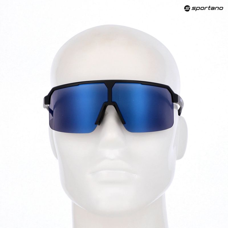 Occhiali da sole UVEX Ramp black matt/mirror blue 7
