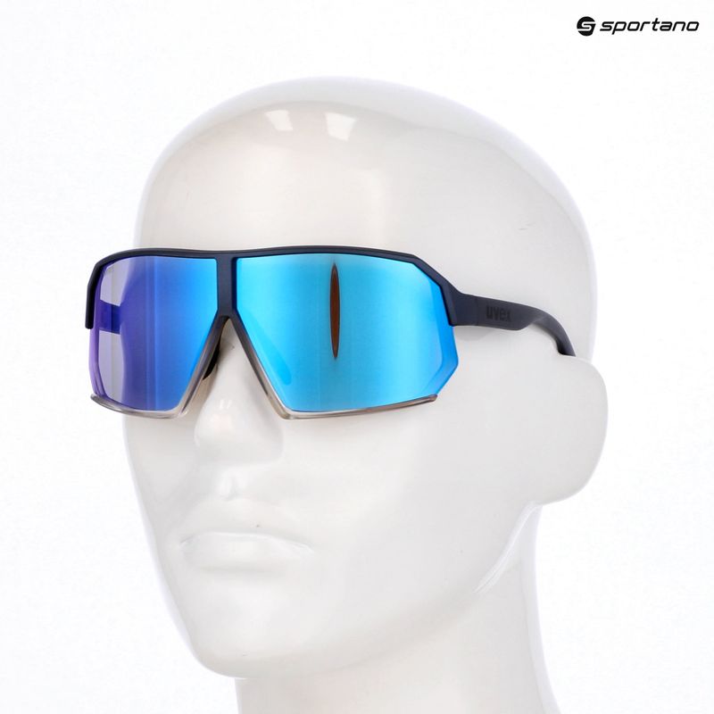 Occhiali da sole UVEX Sportstyle 237 blu metallizzato/chiaro/blu specchiato 7