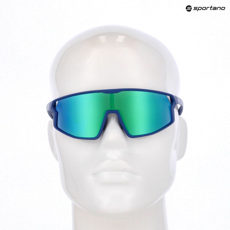 UVEX occhiali da sole per bambini Skyryse Jr blu opaco/verde specchio 7