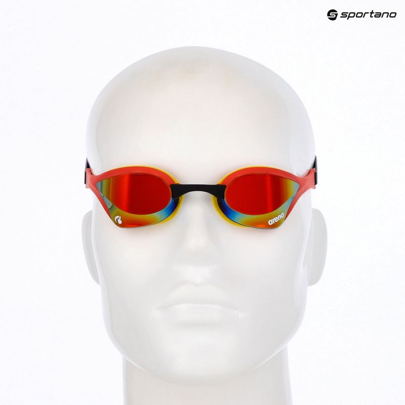Occhialini da nuoto arena Cobra Ultra Swipe Mirror gold/red 7