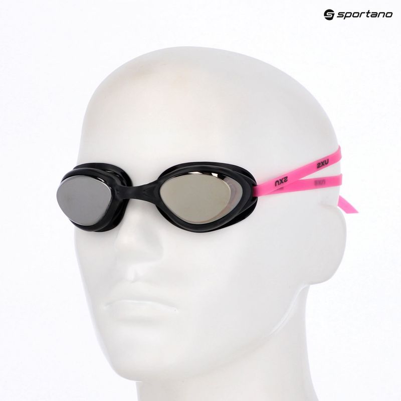 2XU Propel Occhialini da nuoto rosa punk/specchio 8