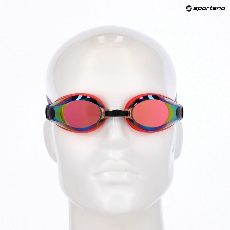 Occhiali da nuoto Arena Zoom X-Fit Mirror rame/corallo brillante/prugna 9