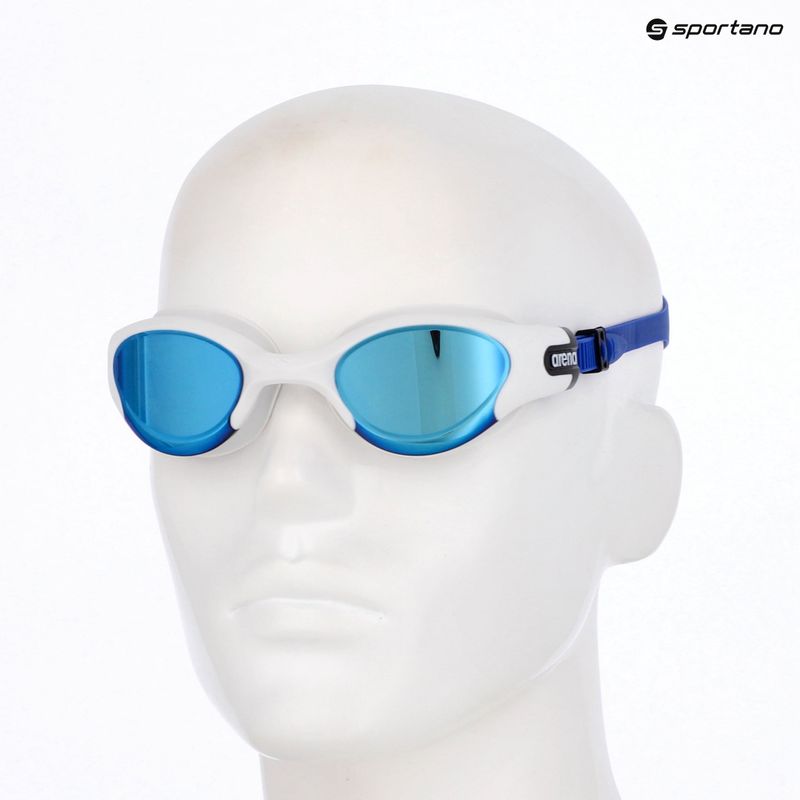 Occhialini da nuoto arena The One Plus Mirror blue mirror/white 10