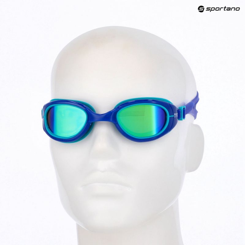 Occhiali da nuoto TYR Special Ops 2.0 Mirrored royal / aqua 3