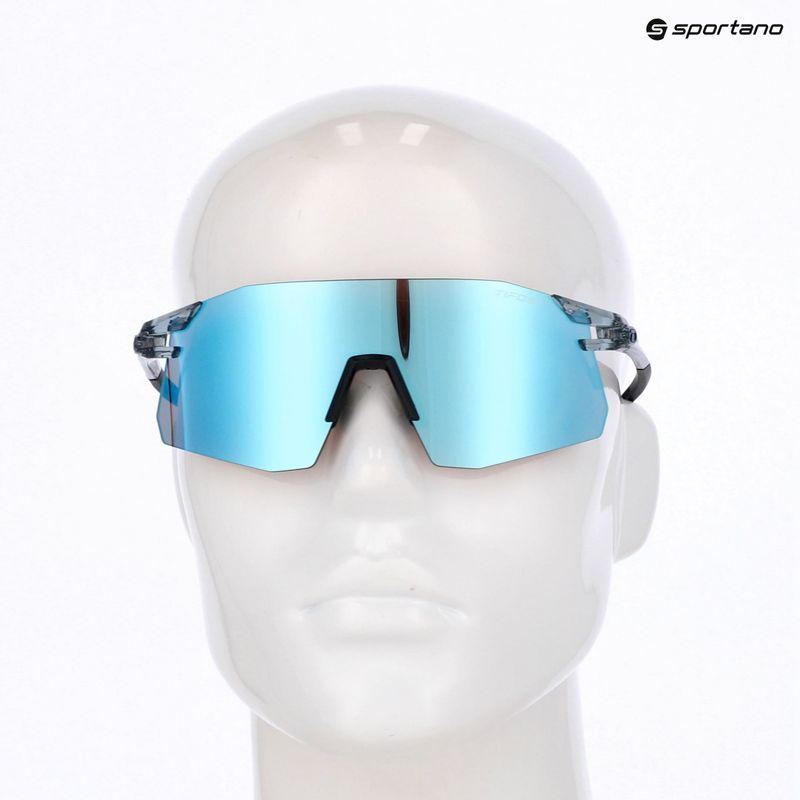 Occhiali da sole Tifosi Moab XC Clarion crystal smoke/clarion blue/ac red/clear 10