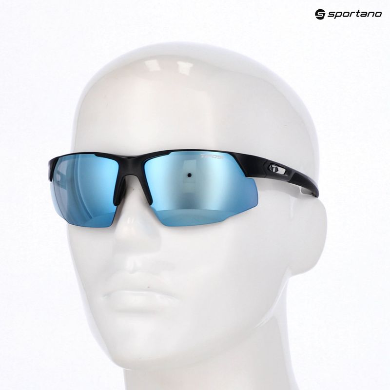 Occhiali da sole Tifosi Centus nero lucido/blu fumé 9