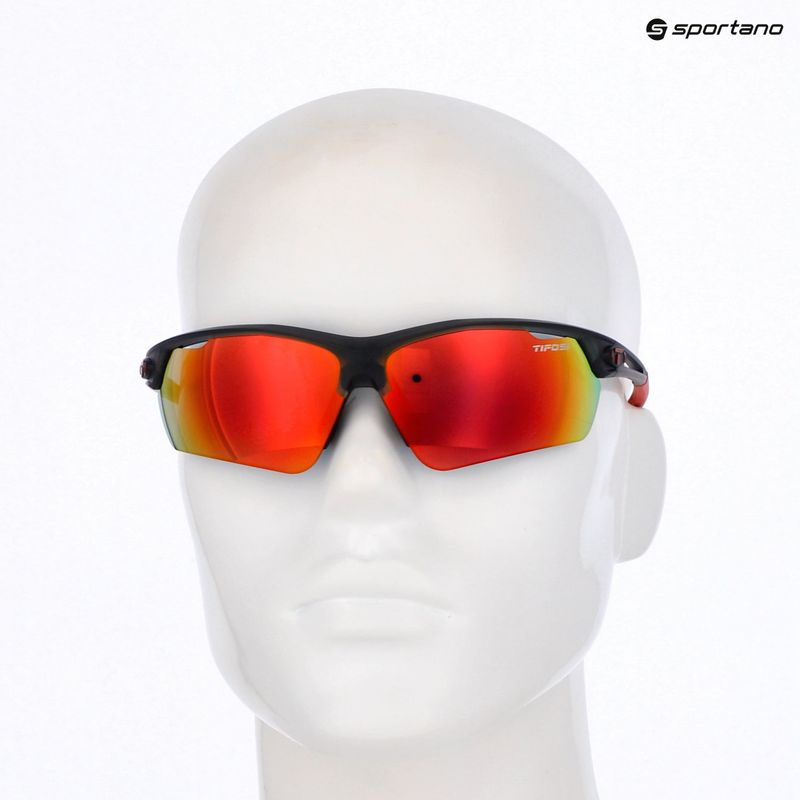 Occhiali da sole Tifosi Navar FC satin vapor/smoke red mirror 5