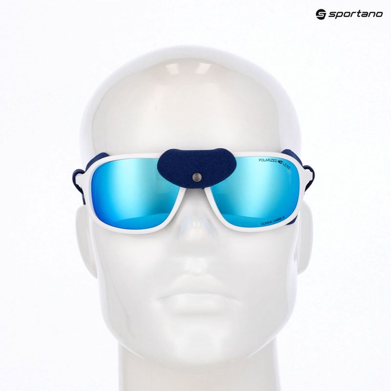 Occhiali da sole GOG Everest bianco opaco/blu navy 14