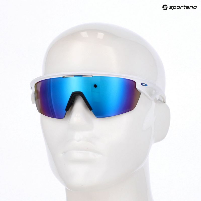 Occhiali da sole Oakley Sphaera bianco opaco/zaffiro polarizzato 9