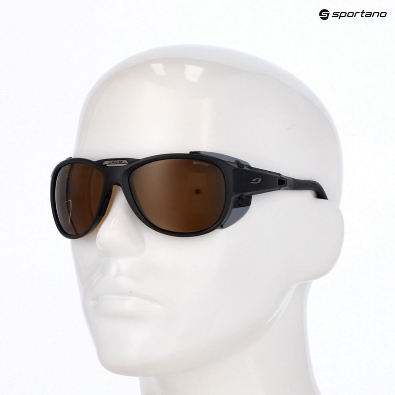 Occhiali da sole Julbo Explorer 2.0 Cameleon nero opaco 5