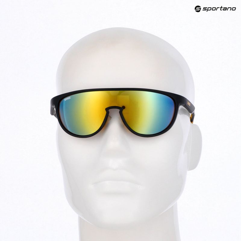 Occhiali da sole per bambini Sportstyle 515 nero opaco/giallo specchiato 10