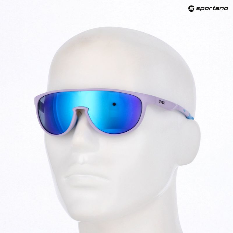 Occhiali da sole per bambini Sportstyle 515 lavanda opaco/blu specchiato 10